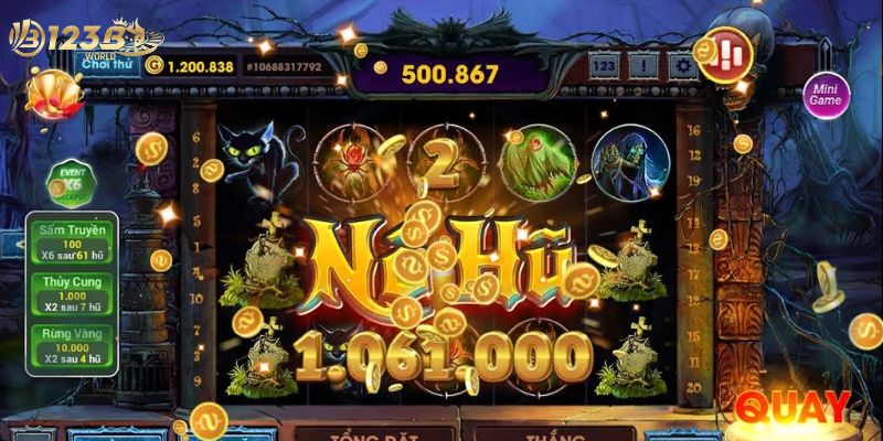 Nhiều tựa game Nổ hũ 123bb khác nhau với các mức cược từ thấp đến cao